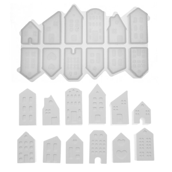 Molde Silicone Casas II