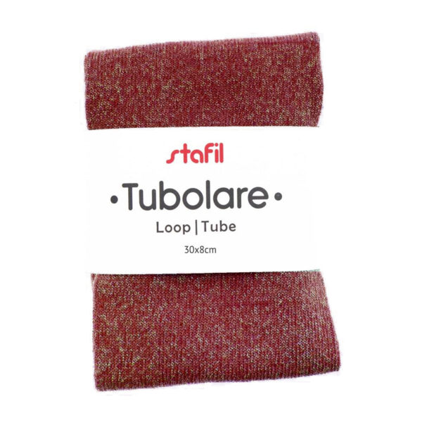 Cotton Tube Glitter Red 30cm