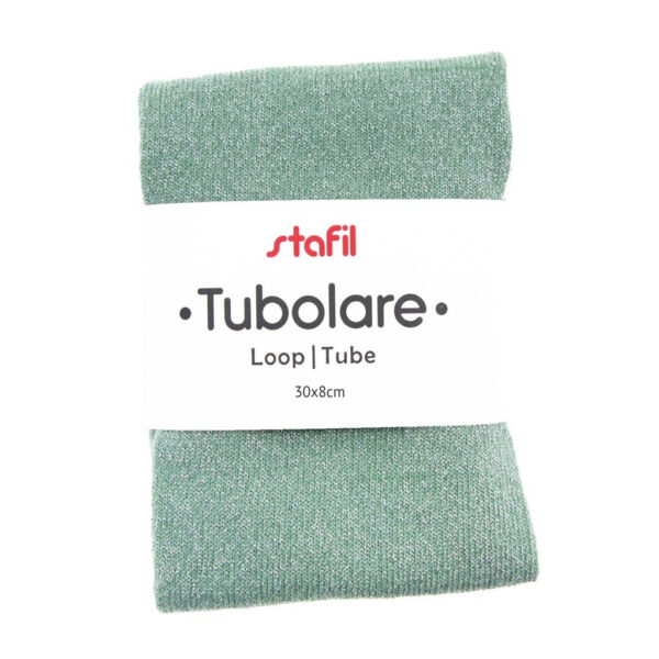 Cotton Tube Glitter Green 30cm