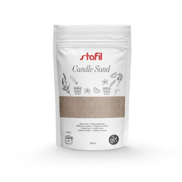 Areia de Cera p/ Vela 200gr.- Vanilla