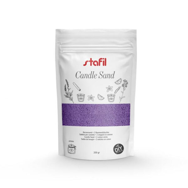 Areia de Cera p/ Vela 200gr.- Lavender