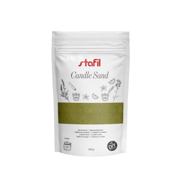 Areia de Cera p/ Vela 200gr.- Verbena