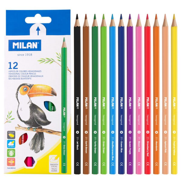 Lápis Cor Hexagonais Milan Cx. 12un.