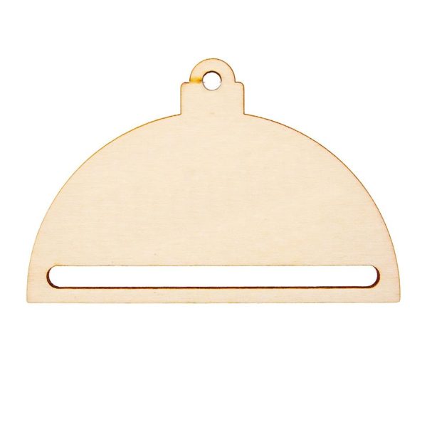 Cabide de Macramê 59x90mm - 10un.