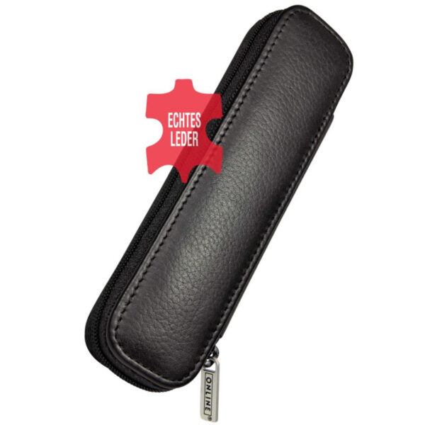 Estojo Pele Preto p/1 Caneta