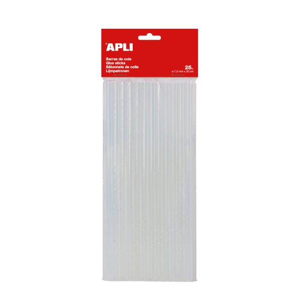 Cola Bastão Transparente 7.5x200mm (Blister 25un.)