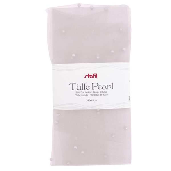 Tulle Pearl Branco 68x100cm