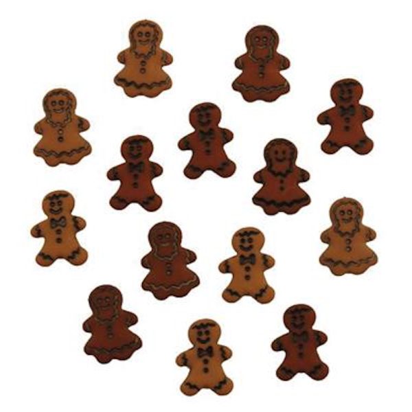 Botões Litlle Gingerbread - 14un.
