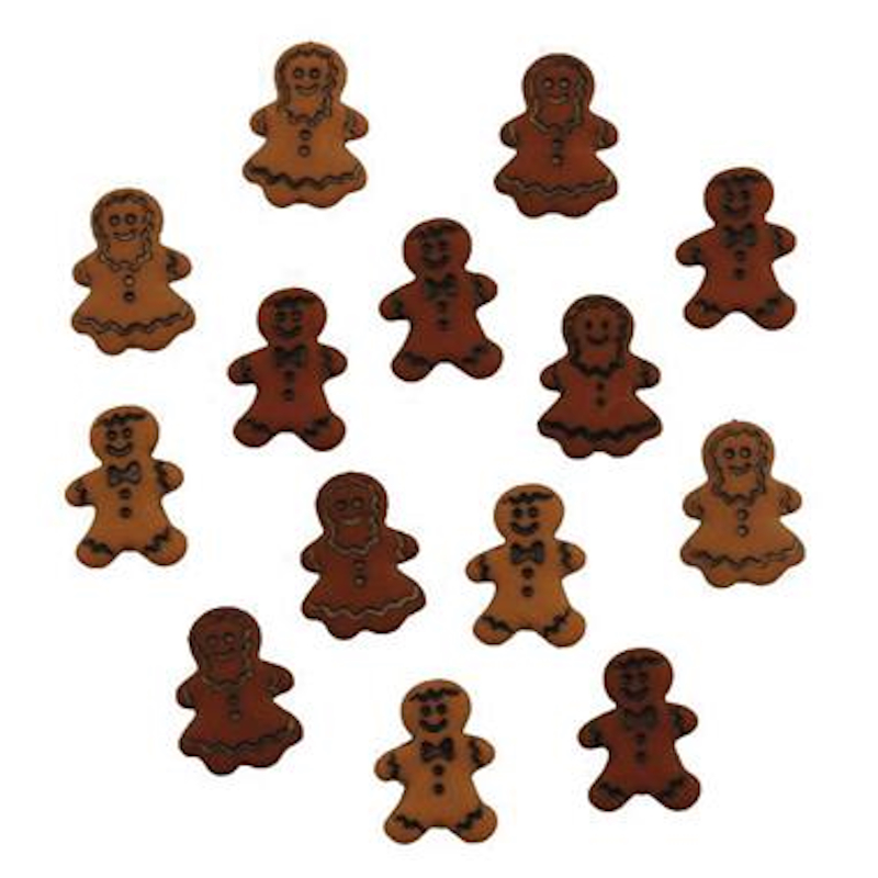 Botões Litlle Gingerbread - 14un.