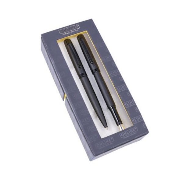 Caneta e Esferográfica Eleganza Black Style