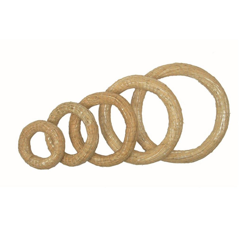 Grinalda Palha 50mm - (clique p/ver diâmetros)