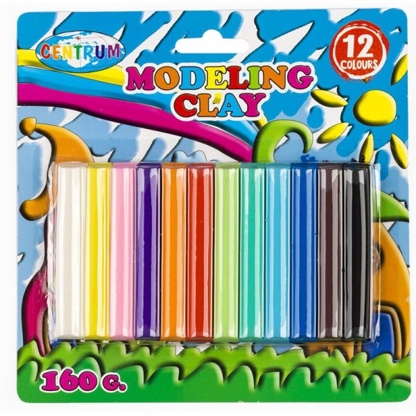 Pasta Modelagem 12 Cores - 160gr.