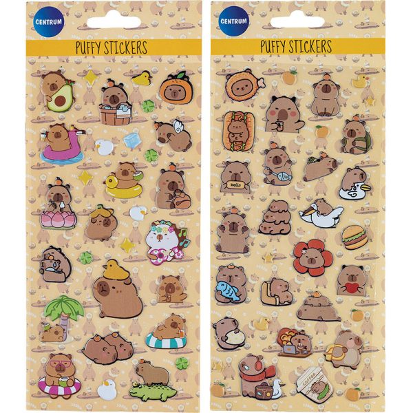 Stickers Puffy Capybara 195x100mm