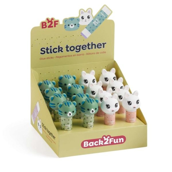 Cola Stick Animais B2F - Exp.16un.