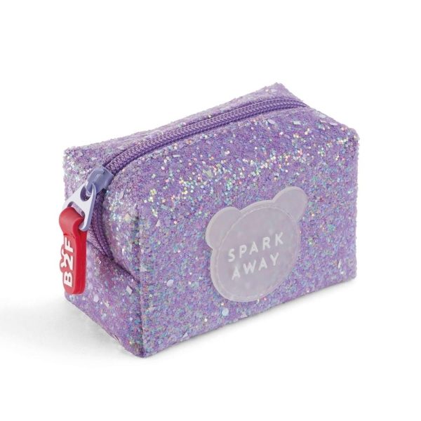 Porta Moedas Purpurina Lilás B2F