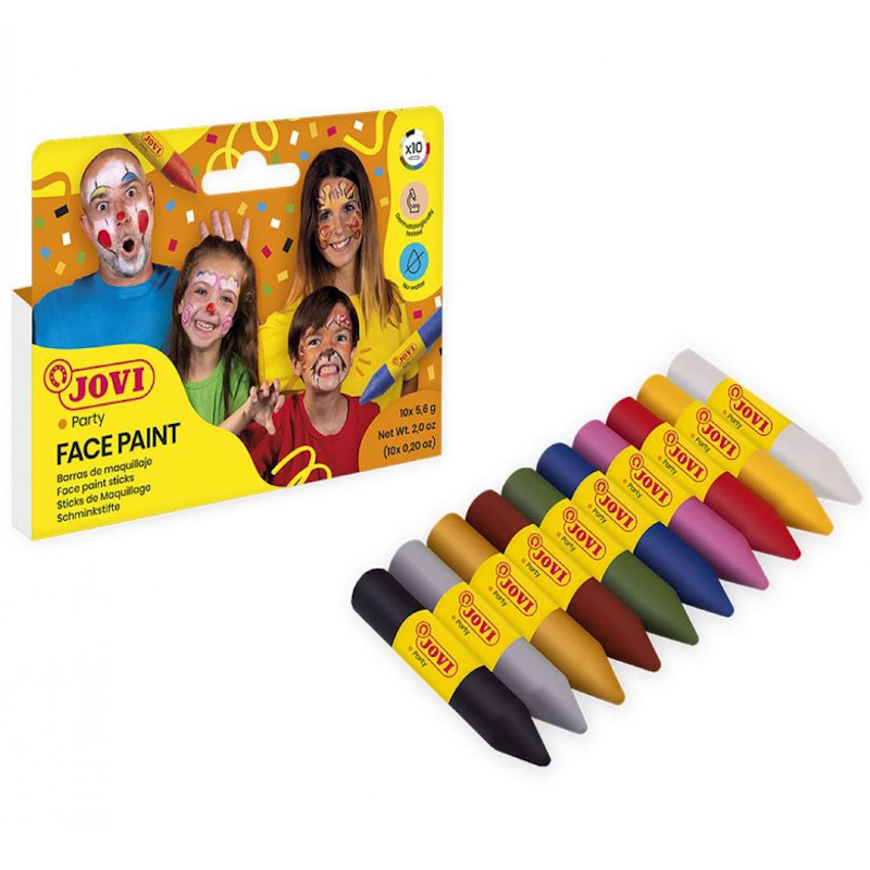 Tinta Pintura Facial 10 Cores