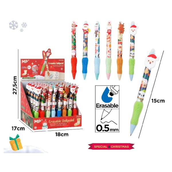 Esferográfica Fantasia Natal - 0.5mm - Exp.48un.