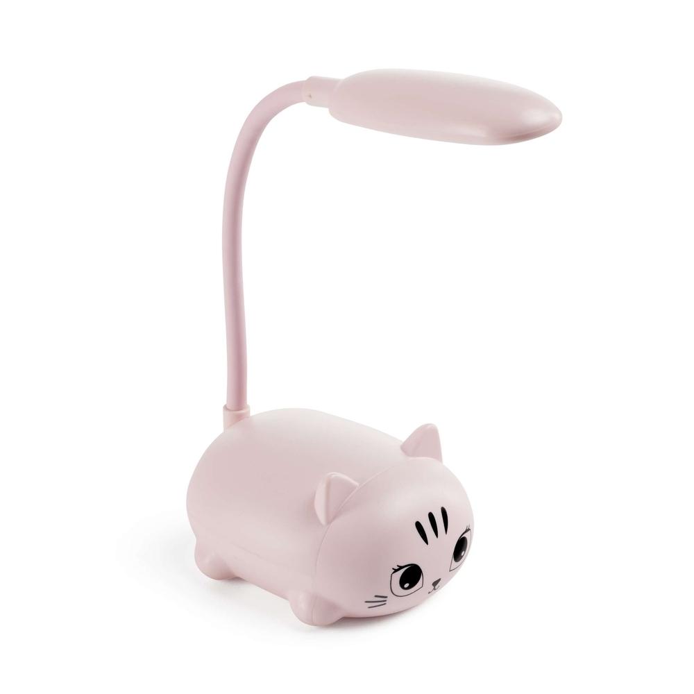 Candeeiro Luz Led Gato Rosa B2F