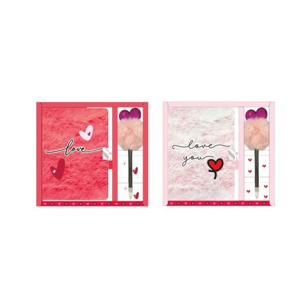 Diário Love Peluche A5 c/ Esferográfica