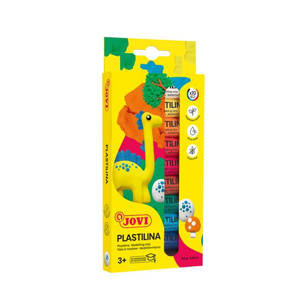 Plasticina Sortida Cx.10 Barras 15gr.