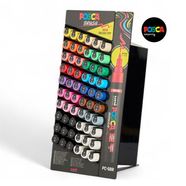 Marcador Pincel PC-5BR Exp.60un.