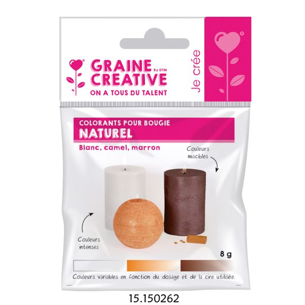 Corante Sólido p/ Vela 8gr. 3 Cores