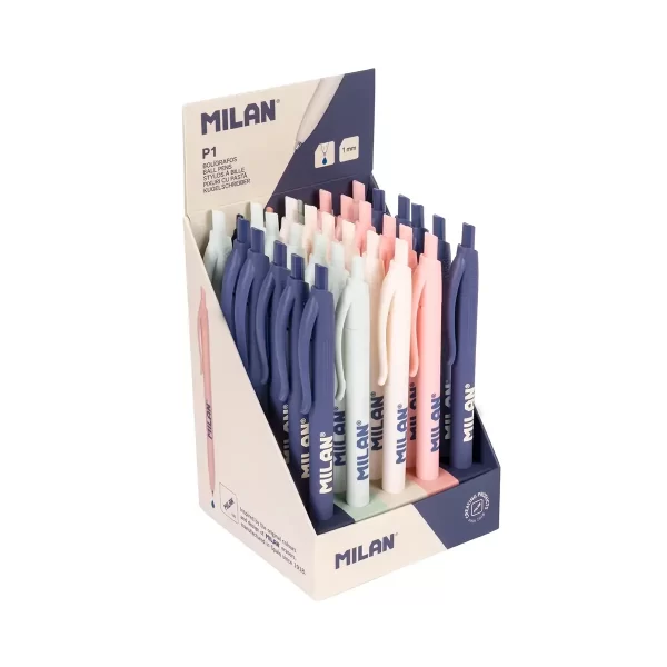 Esferográficas P1 1mm Milan Exp.30un.