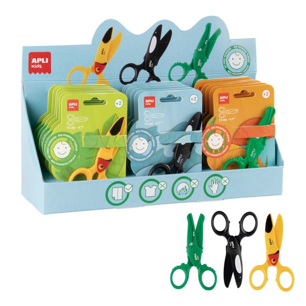 Tesoura Escolar Animais 120mm Exp.18un.