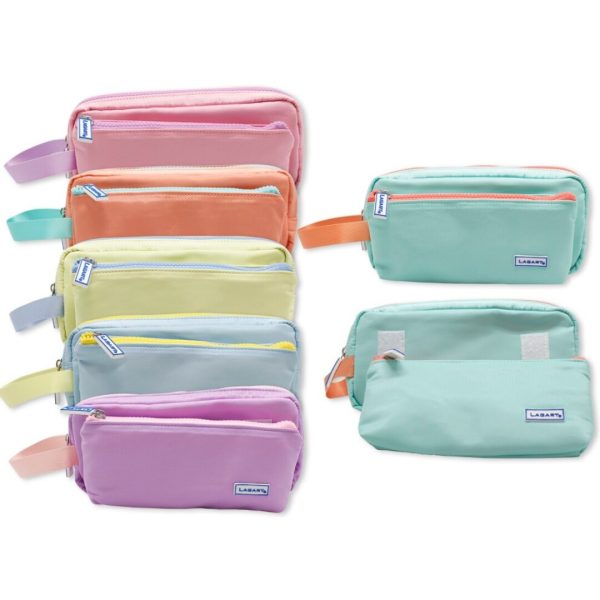 Estojo Duplo Cores Pastel