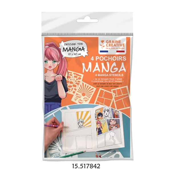 Stencil Manga 15x20 - 4un.