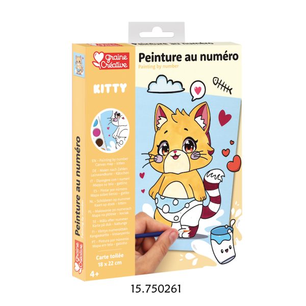 Kit Pintura Cartão+Palete+Tinta e Pincel