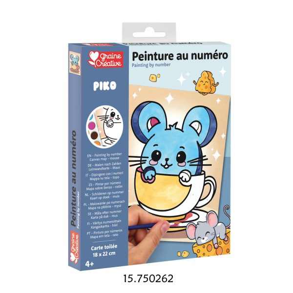 Kit Pintura Cartão+Palete+Tinta e Pincel