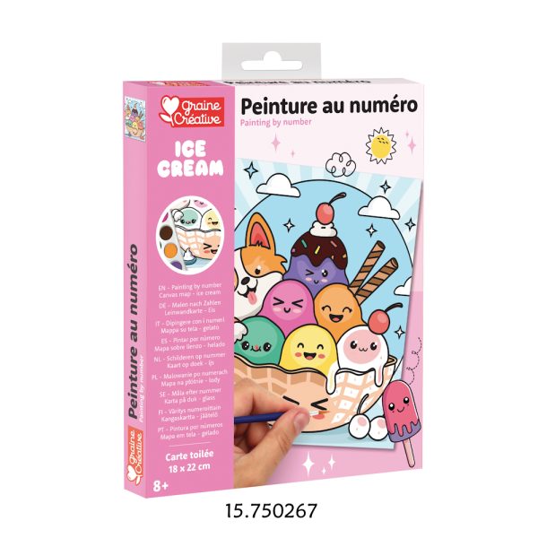 Kit Pintura Cartão+Palete+Tinta e Pincel