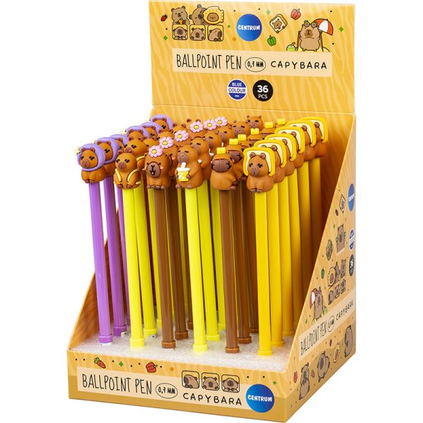 Esferográficas Capybara 0.7mm - Exp.36un.