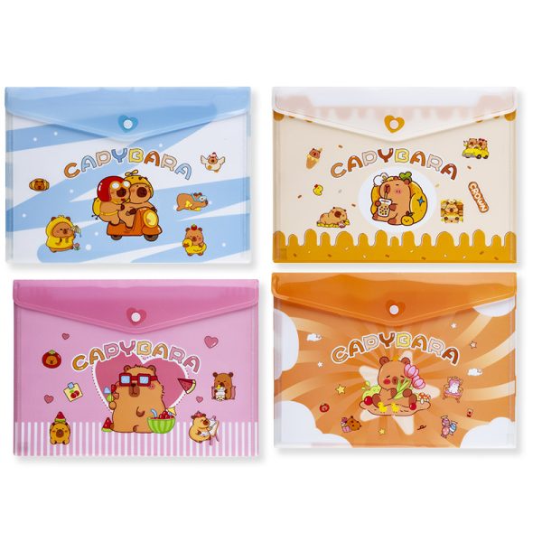 Envelope Plástico Capybara A4