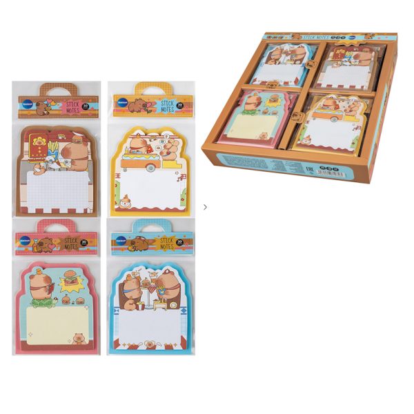 Sticky Notes Capybara 70x90 - Cx.32un.