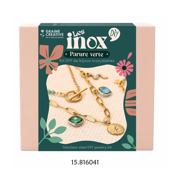 Kit DIY Bijuteria Aço Inox