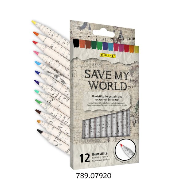 Lápis HB Save My World Cx.12un.