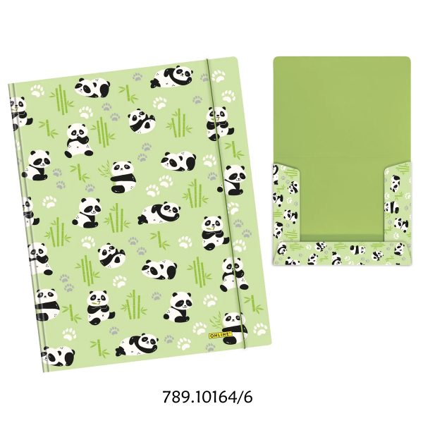 Pasta Elástico Panda A4