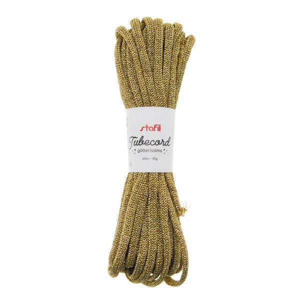 Fio Tubo Glitter Extra 35gr. - 10Mts. Ouro