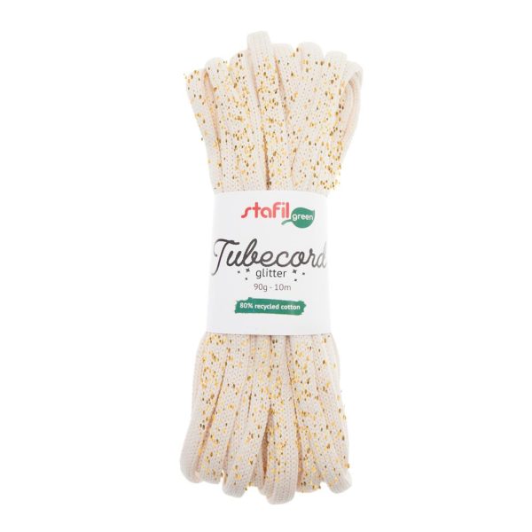 Fio Tubo Glitter 90gr. - 10Mts. Creme