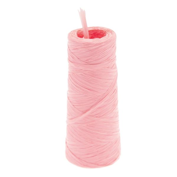 Ráfia Sintética 6mm 470gr.- 480Mts - Rosa