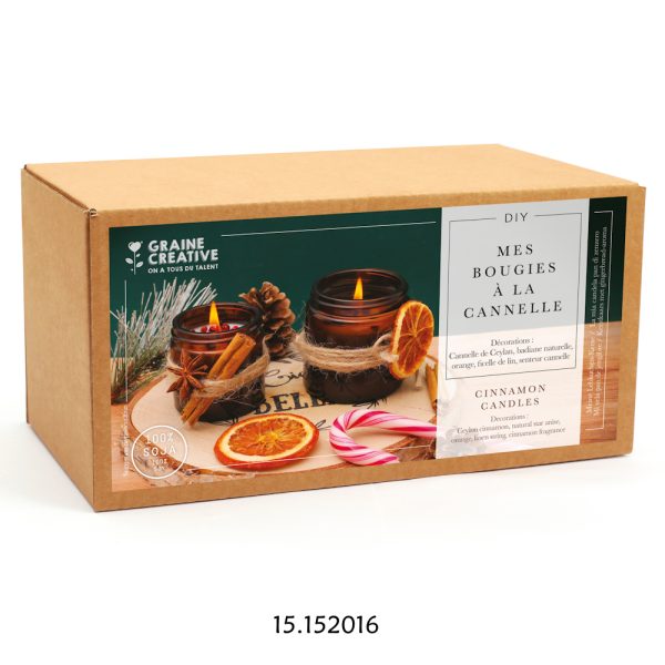 Kit DIY Cera Soja - Canela