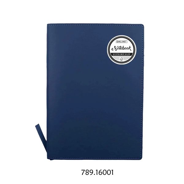 Notebook Soft Cover A5 Azul 80gr.- 80fls
