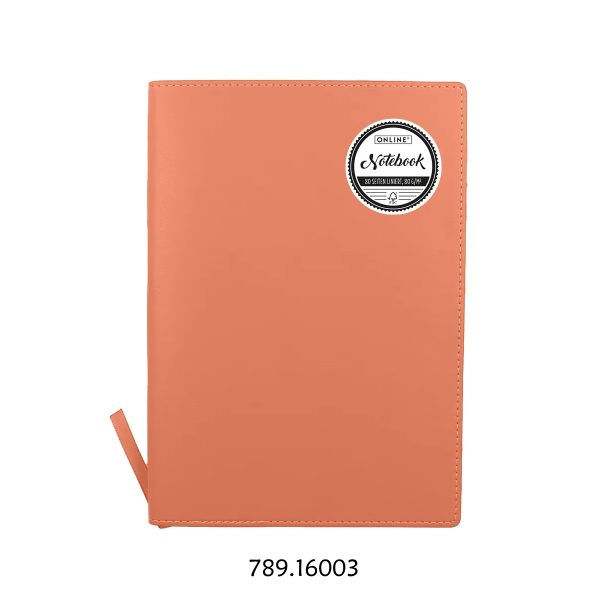Notebook Soft Cover A5 Apricot 80gr.- 80fls