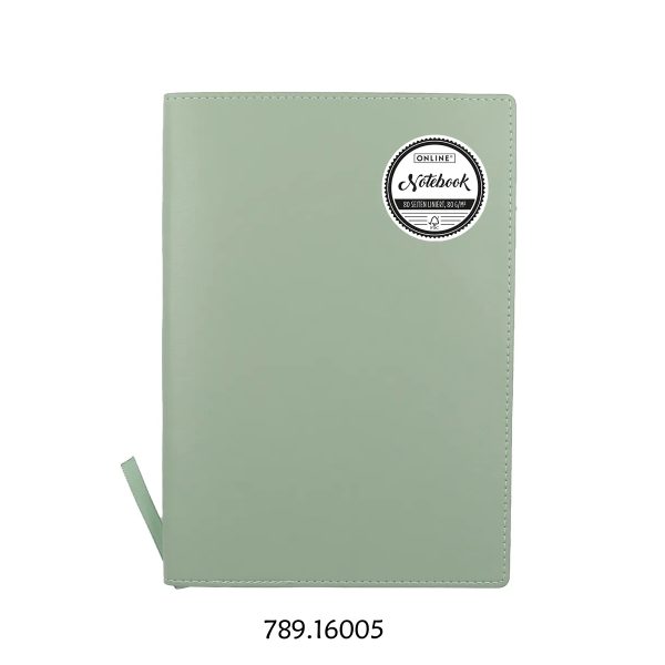 Notebook Soft Cover A5 Verde 80gr.- 80fls