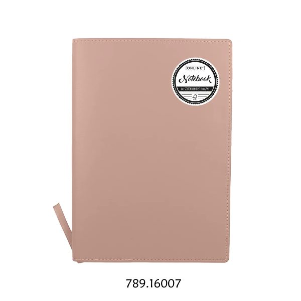 Notebook Soft Cover A5 Rosa 80gr.- 80fls