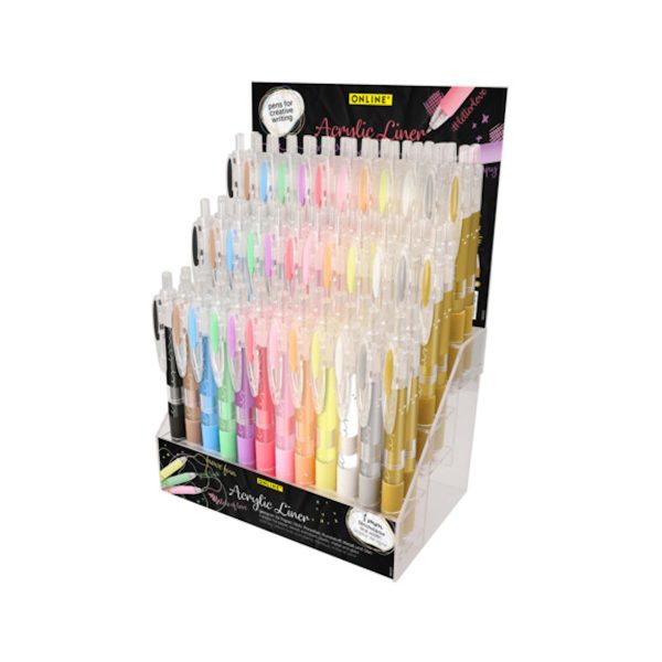 Acrylic Pen 12 Cores Exp.72un.