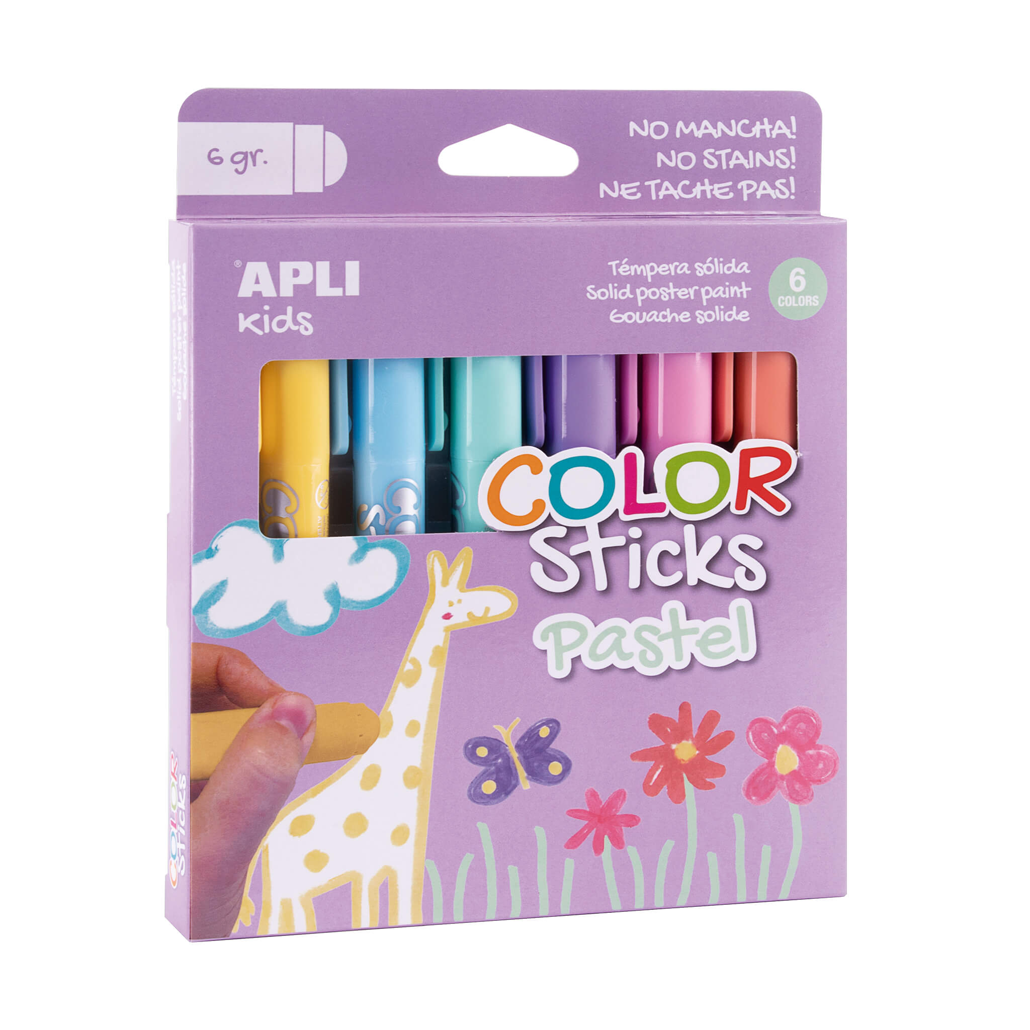 Color Stick Cores Pastel 6gr.