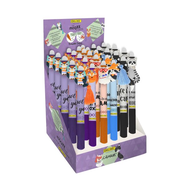 Esferográfica Gel Charm Apagável Exp.30un.